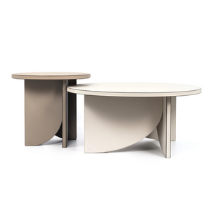   Leather Covered Side Table | Oroa.com