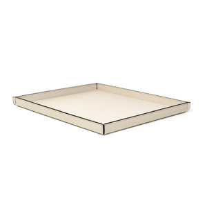   Rectangular Calfskin Leather Tray | Oroa.com