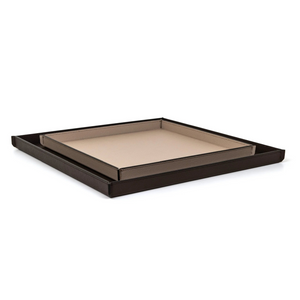   Square Leather Tray | Oroa.com