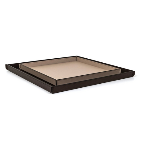   Square Leather Tray | Oroa.com