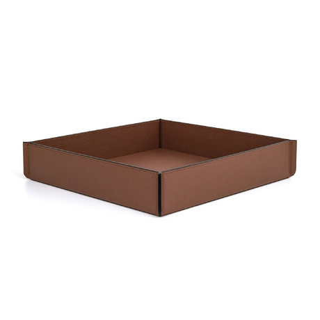   Square Leather Valet Tray | Oroa.com