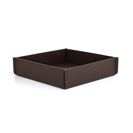   Square Leather Valet Tray | Oroa.com