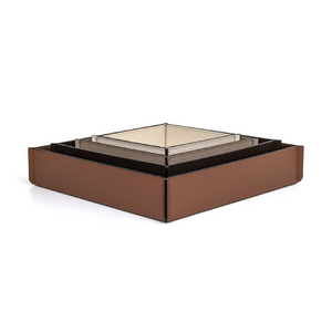   Square Leather Valet Tray | Oroa.com