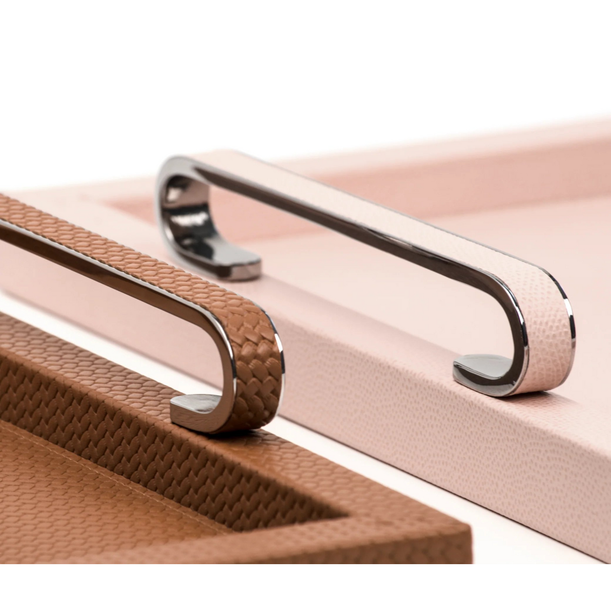   Leather Covered Wooden Tray | Oroa.com