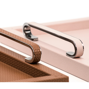   Leather Covered Wooden Tray | Oroa.com