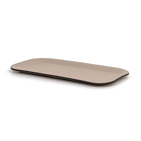   Rectangular Calf Leather Tray | Oroa.com