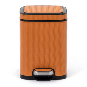   Leather Square Pedal Bin | Oroa.com
