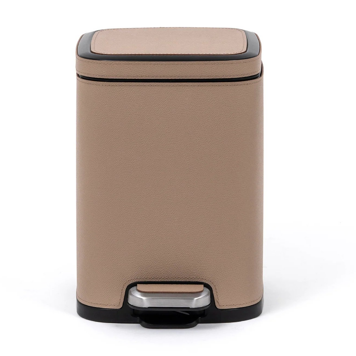  Leather Square Pedal Bin | Oroa.com