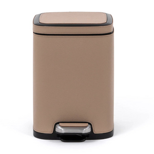   Leather Square Pedal Bin | Oroa.com