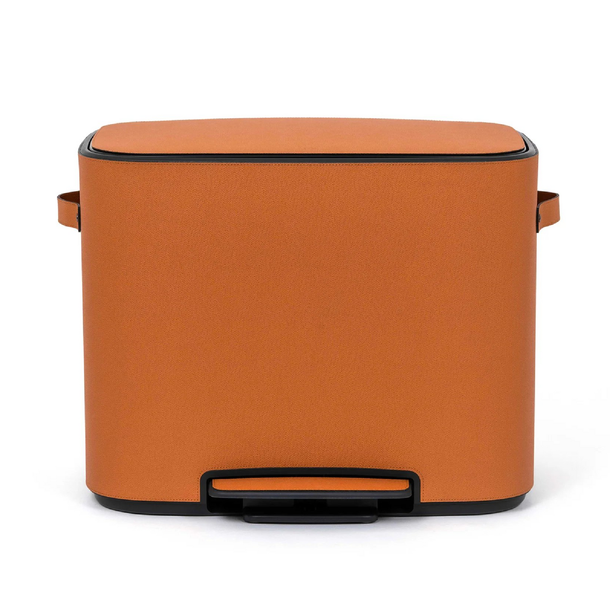   Leather Covered Pedal Bin | Oroa.com