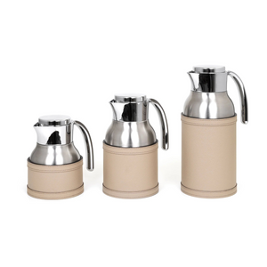   Stainless Steel Leather Thermal Carafe | Oroa.com