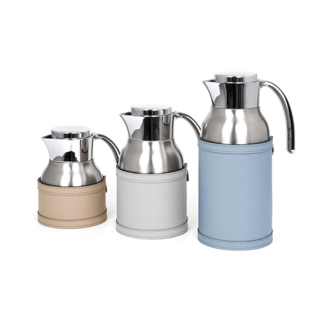   Stainless Steel Leather Thermal Carafe | Oroa.com