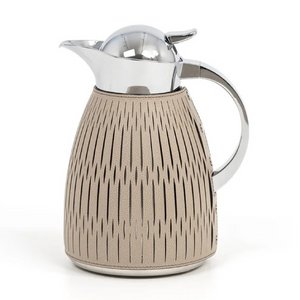   Leather Covered Steel Thermal Carafe | Oroa.com
