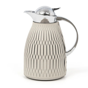   Leather Covered Steel Thermal Carafe | Oroa.com
