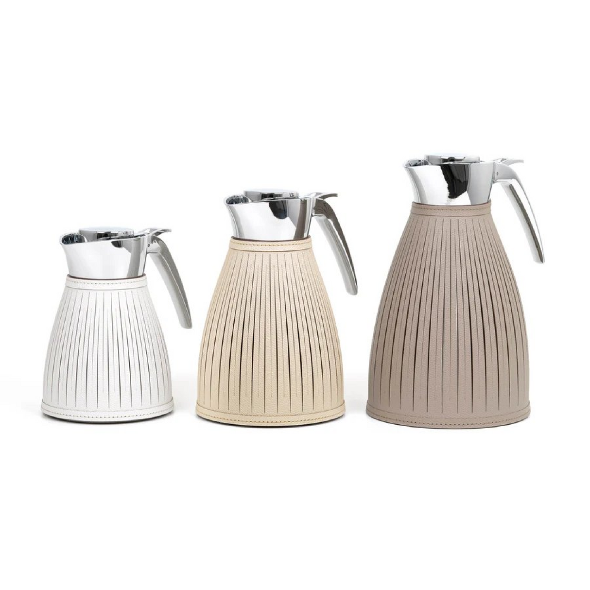   Leather Covered Thermal Carafe | Oroa.com
