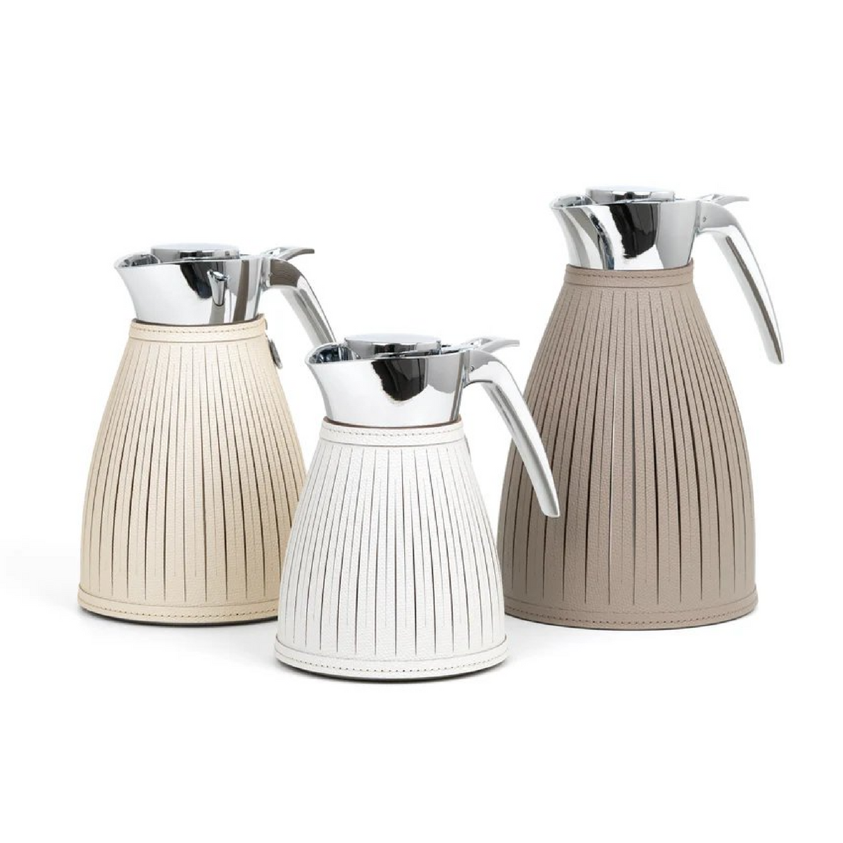   Leather Covered Thermal Carafe | Oroa.com