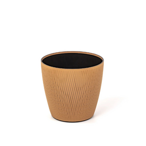   Leather Covered Flower Pot | Oroa.com