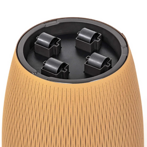  Leather Covered Flower Pot | Oroa.com