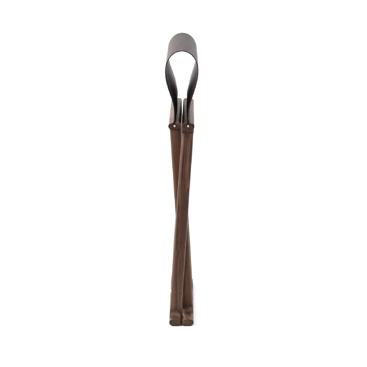   Outdoor Solid Walnut Folding Stool | Oroa.com