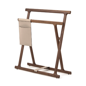   Solid Walnut Blanket Rack | Oroa.com