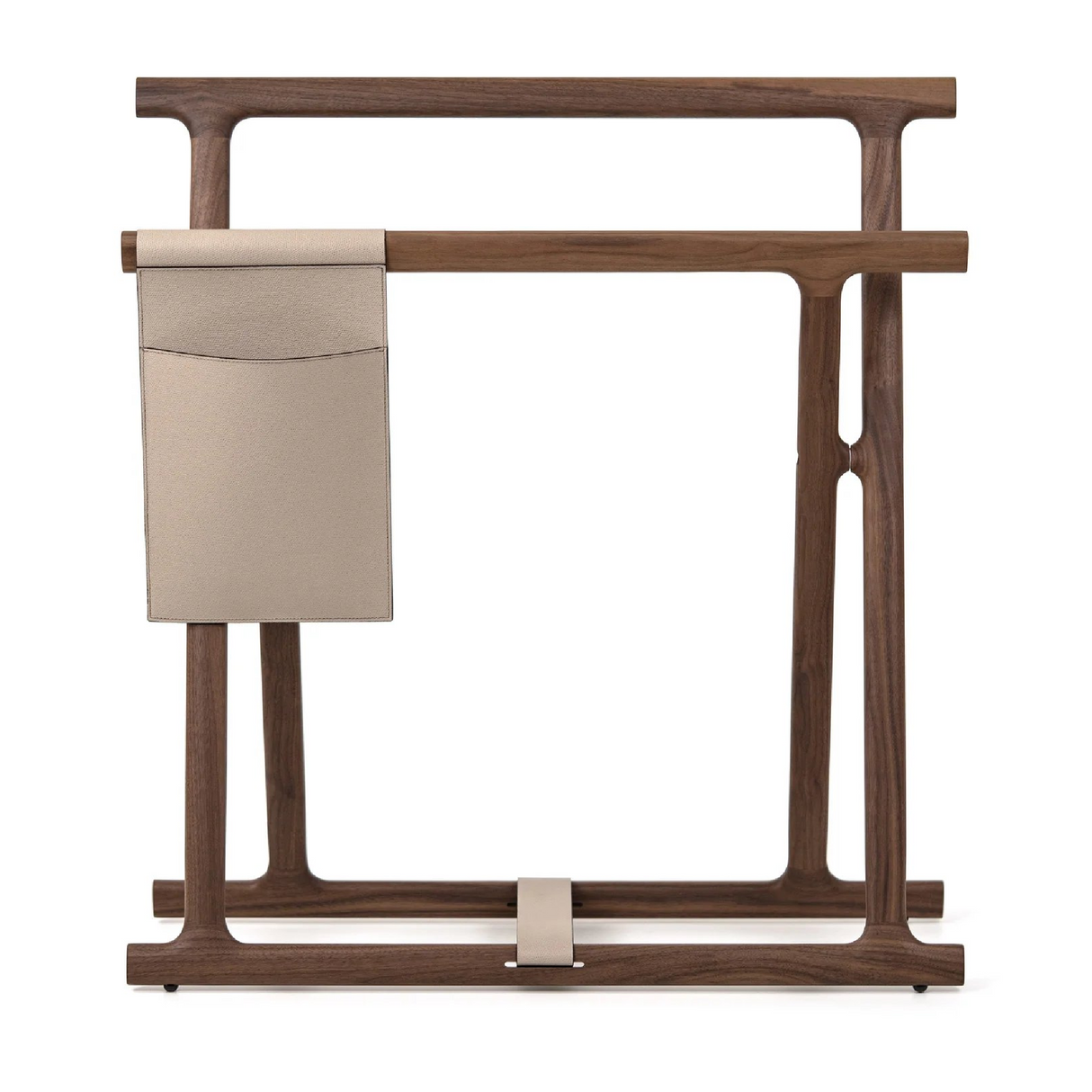   Solid Walnut Blanket Rack | Oroa.com