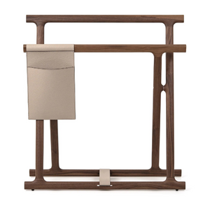   Solid Walnut Blanket Rack | Oroa.com