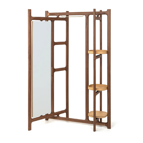   Leather Tray Valet Stand | Oroa.com
