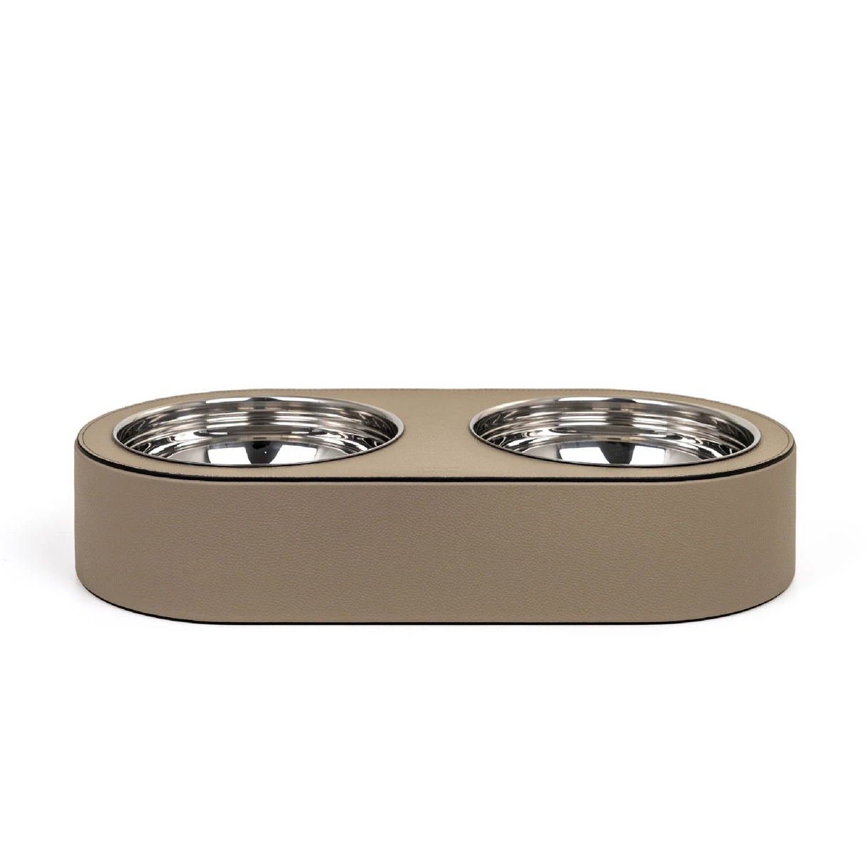   Leather Covered Pet Bowl | Oroa.com