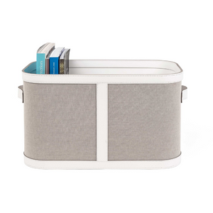   Leather Basket With Handles S | Oroa.com