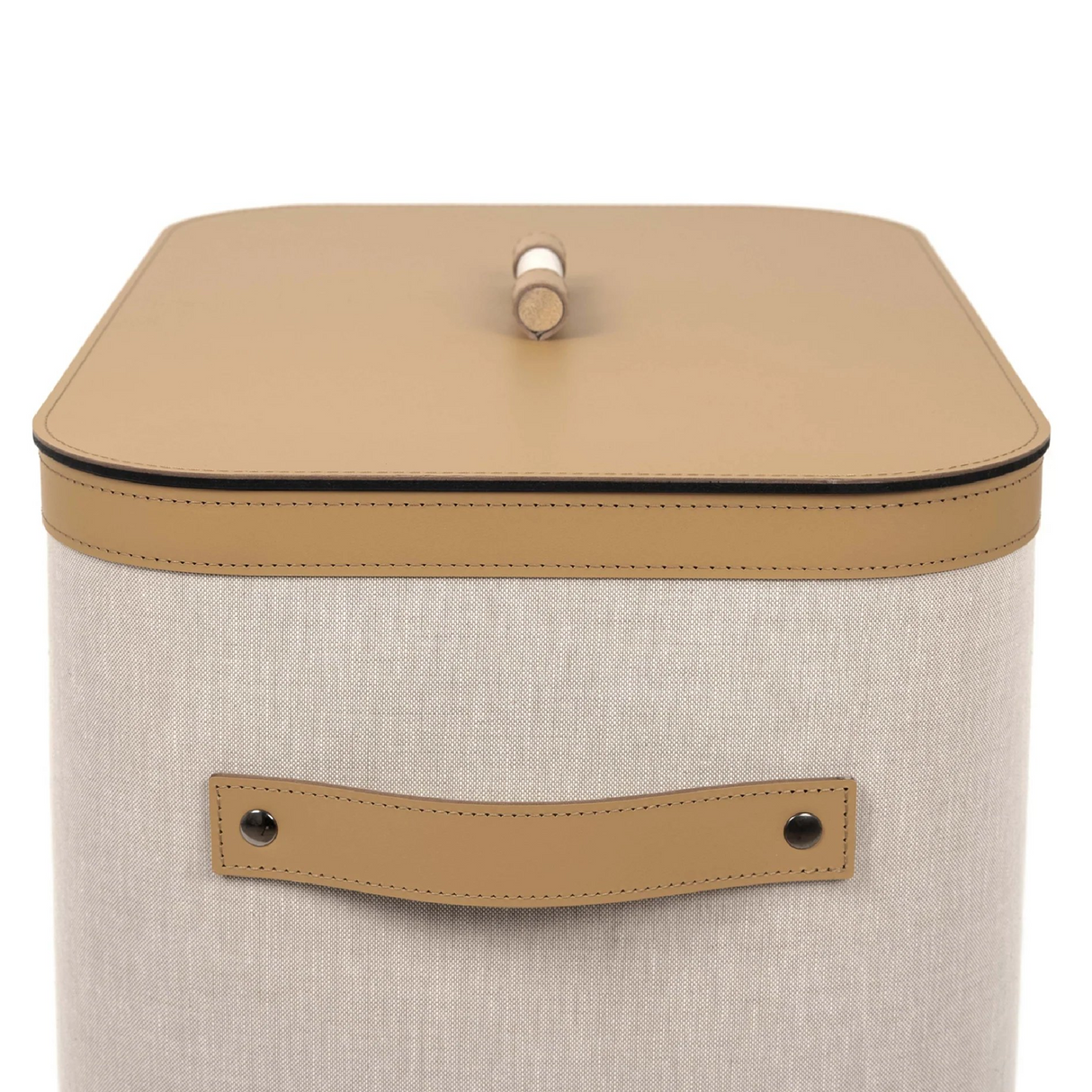   Leather Rectangular Basket | Oroa.com