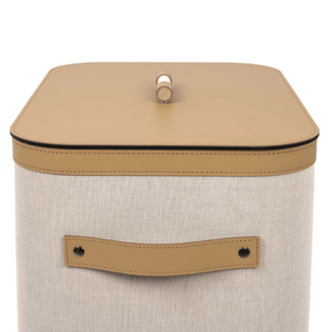   Leather Rectangular Basket | Oroa.com