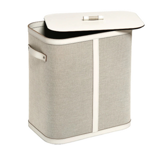   Leather Rectangular Basket | Oroa.com
