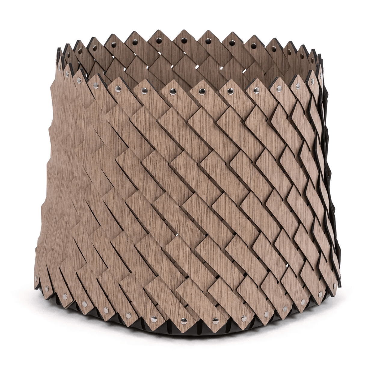   Wood Weave Square Basket | Oroa.com