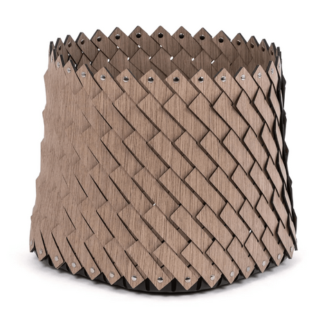   Wood Weave Square Basket | Oroa.com