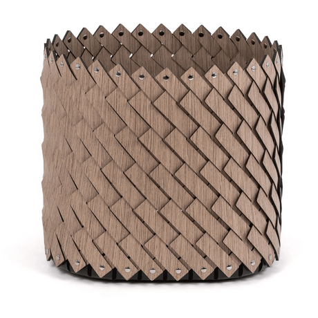   Wood Weave Square Basket | Oroa.com