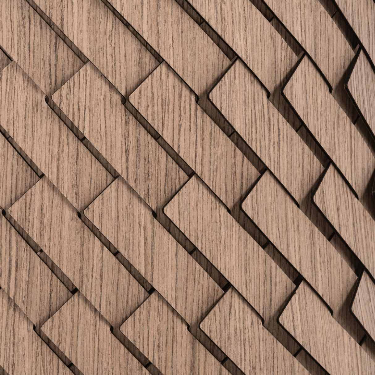   Wood Weave Square Basket | Oroa.com