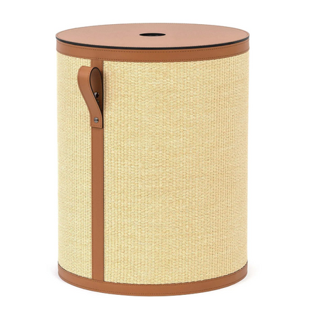   Straw Round Laundry Basket | Oroa.com
