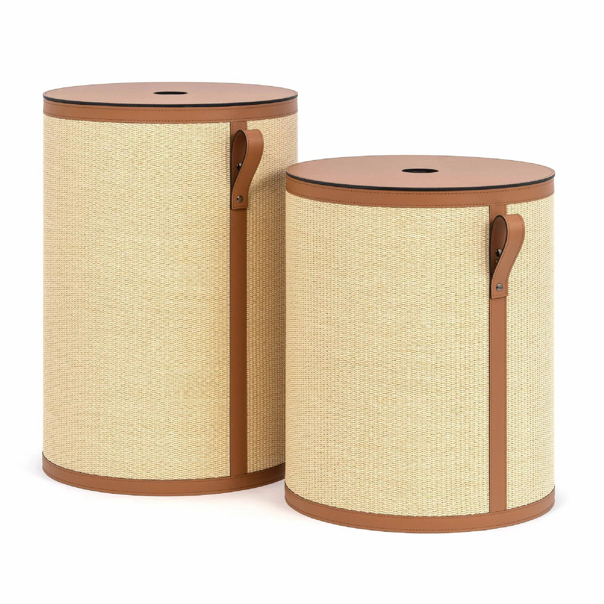   Straw Round Laundry Basket | Oroa.com