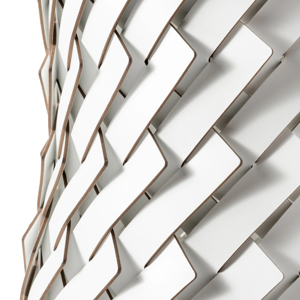   Handwoven Leather Basket | Oroa.com
