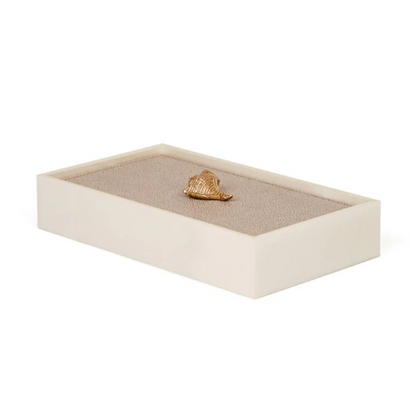   Leather Lidded Rectangular Box | Oroa.com