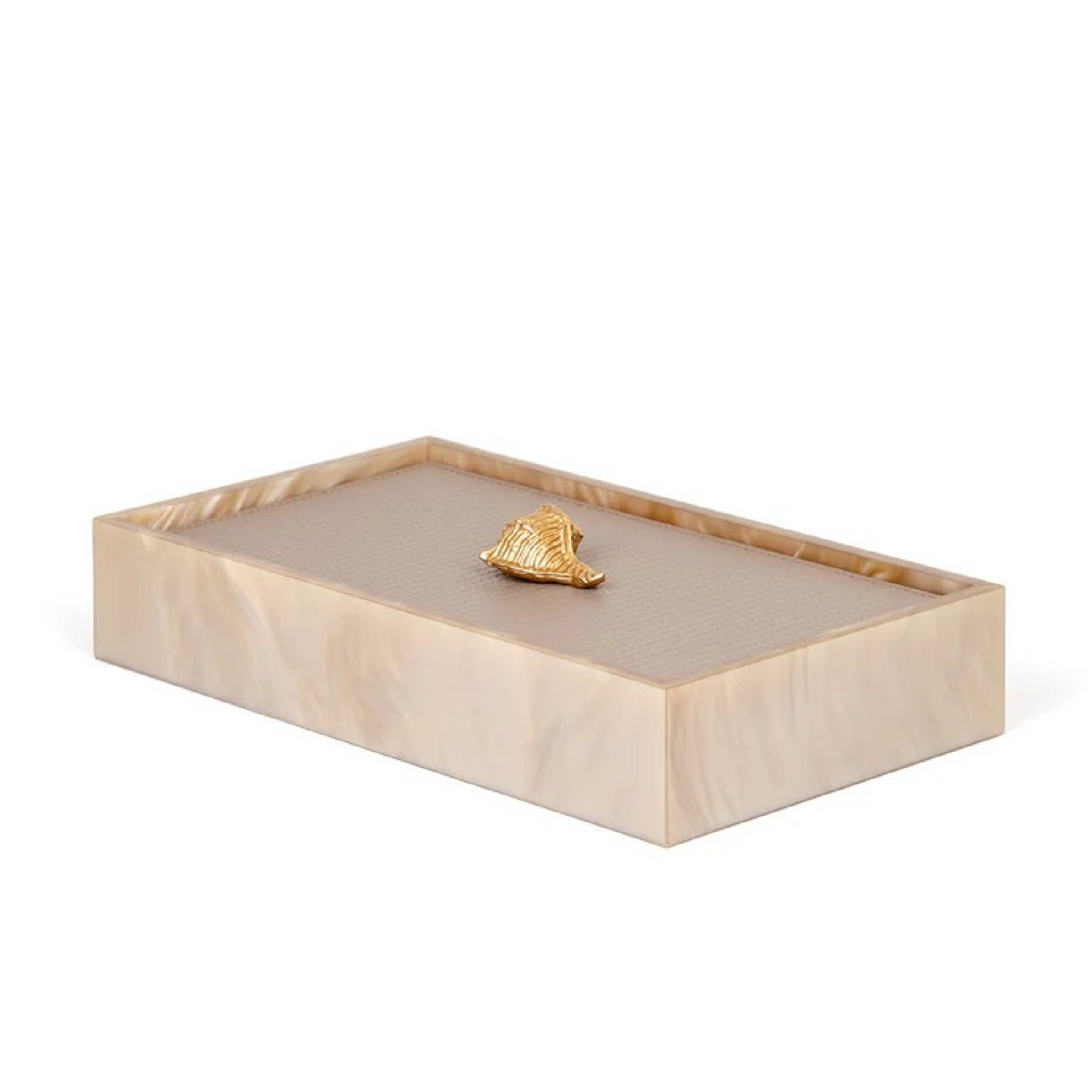   Leather Lidded Rectangular Box | Oroa.com