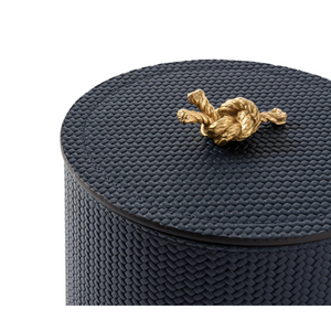   Leather Wrapped Round Box | Oroa.com