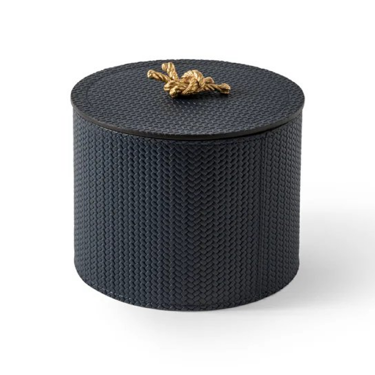   Leather Wrapped Round Box | Oroa.com