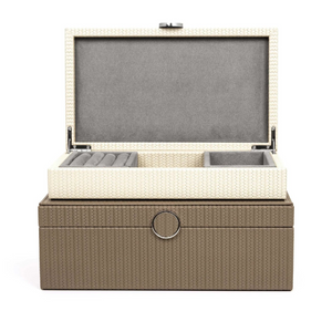   Leather Wrapped Jewelry Box | Oroa.com