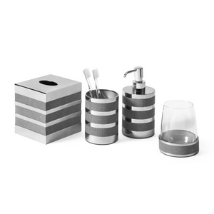   Leather Strips Soap Dispenser | Oroa.com