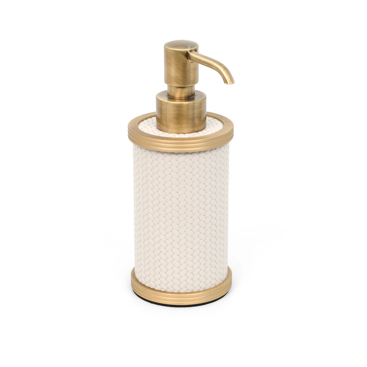   Leather Covered Soap Dispenser | Oroa.com
