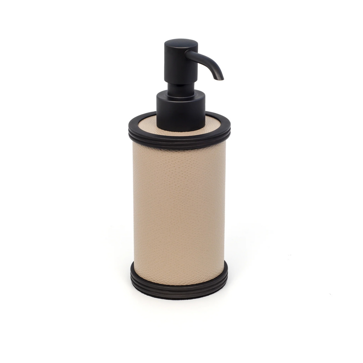   Leather Covered Soap Dispenser | Oroa.com