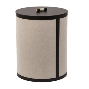   Short Round Leather Basket | Oroa.com