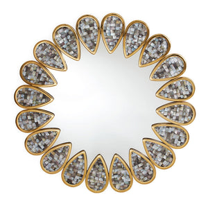   Gray Mother of Pearl Mirror | Oroa.com