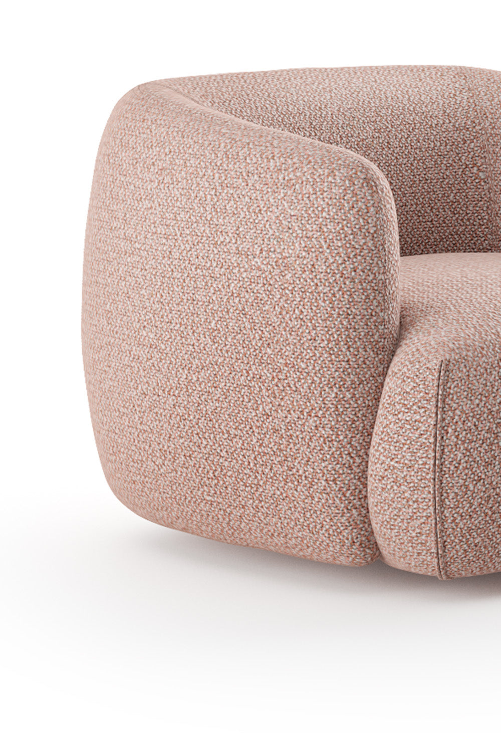   Upholstered Barrel Armchair | Oroa.com